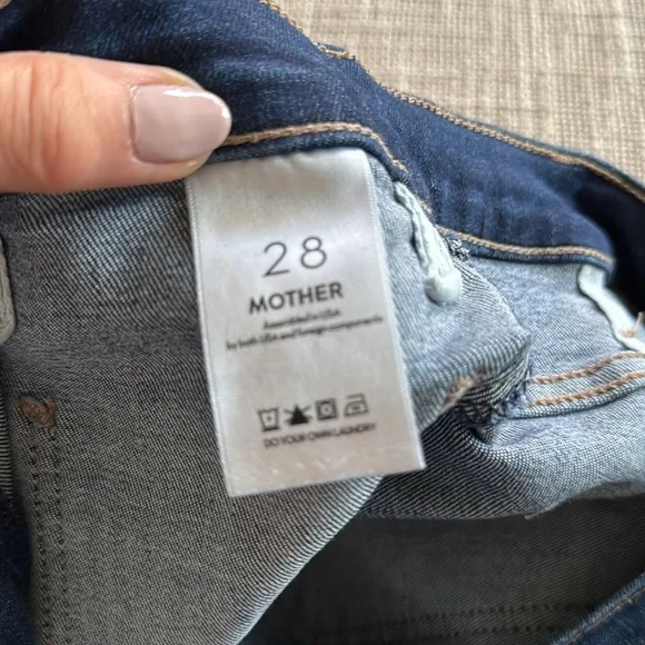 GUC Mother Patch Pocket Jeans Size 28 - Picture 4 of 9